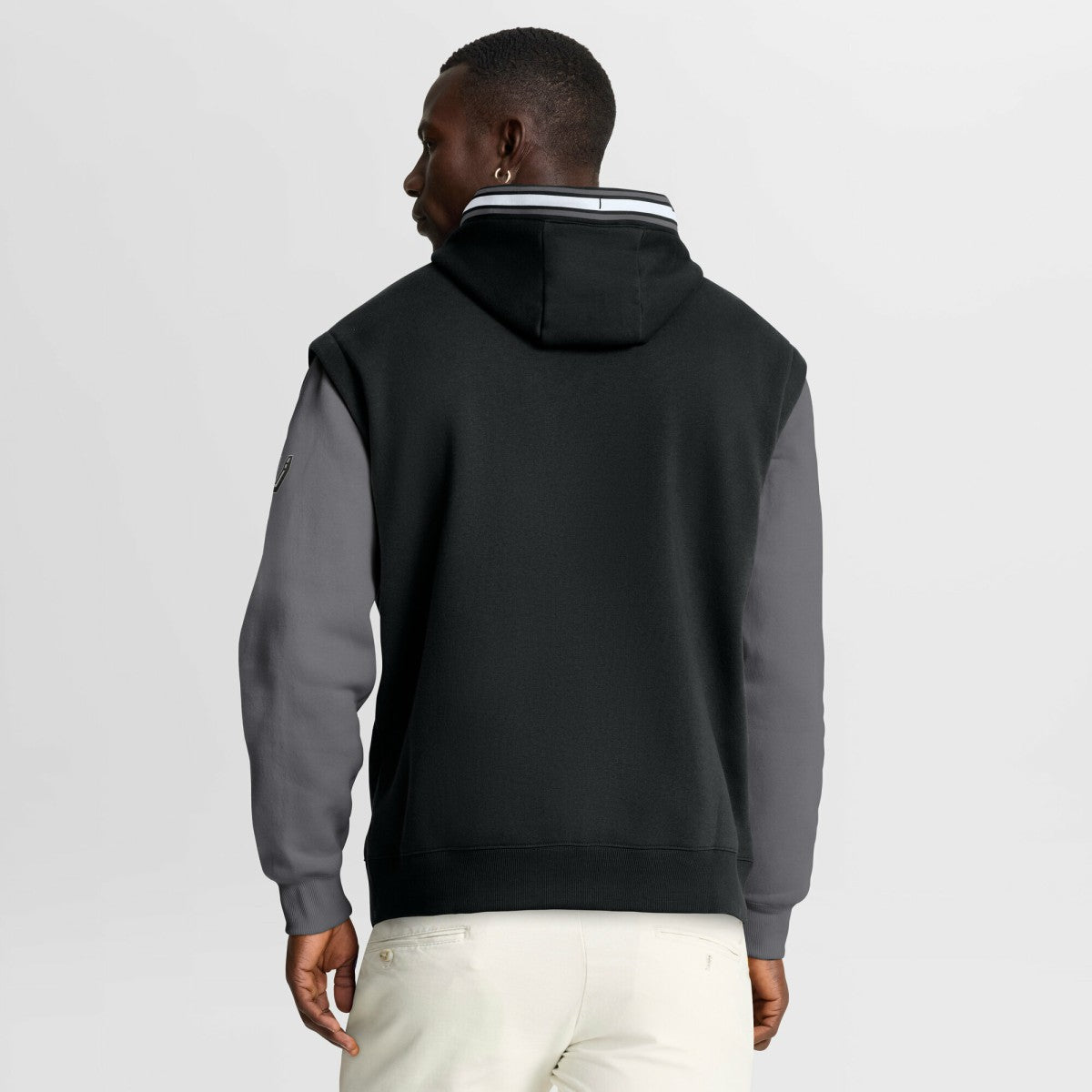 San Antonio Spurs Half Court Shot Clock Fastbreak Hoodie Black/Gray