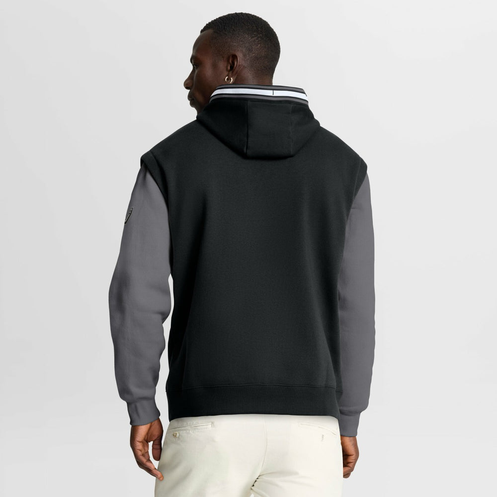 San Antonio Spurs Half Court Shot Clock Fastbreak Hoodie Black/Gray