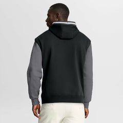 San Antonio Spurs Half Court Shot Clock Fastbreak Hoodie Black/Gray