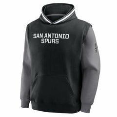 San Antonio Spurs Half Court Shot Clock Fastbreak Hoodie Black/Gray