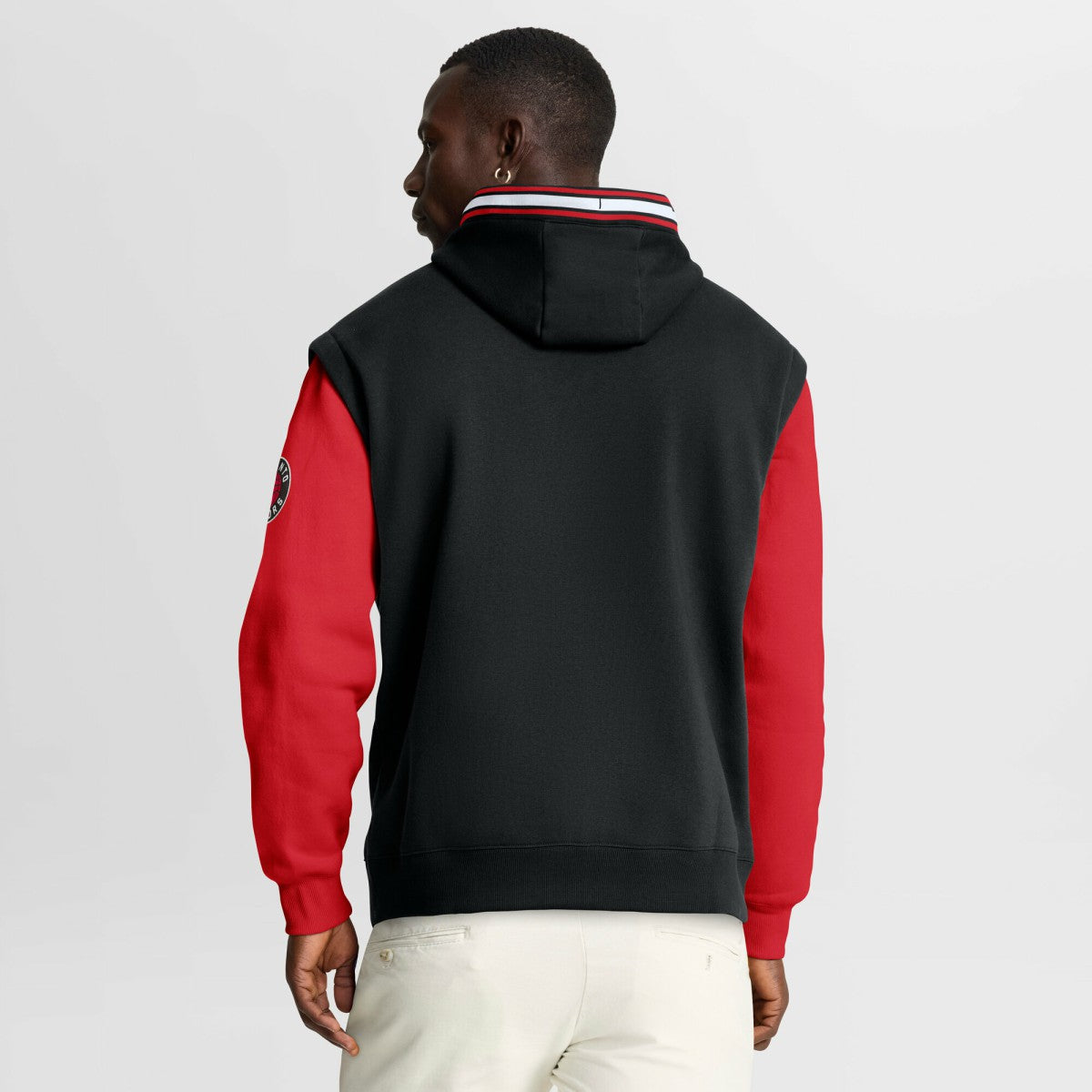 Toronto Raptors Half Court Shot Clock Fastbreak Hoodie Black/Red