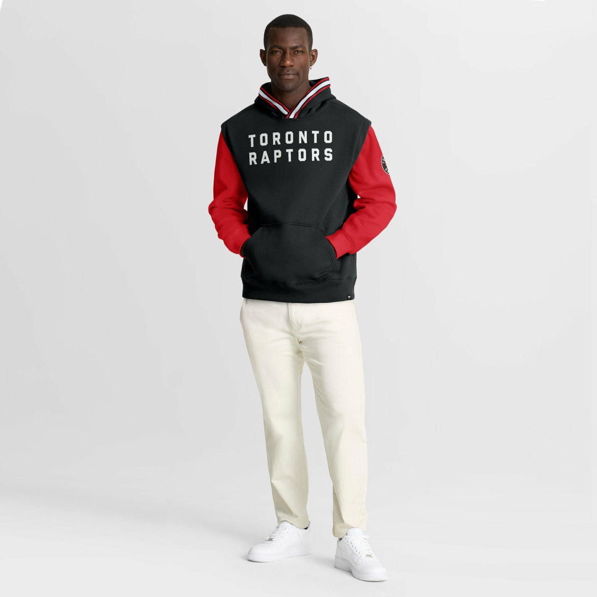 Toronto Raptors Half Court Shot Clock Fastbreak Hoodie Black/Red