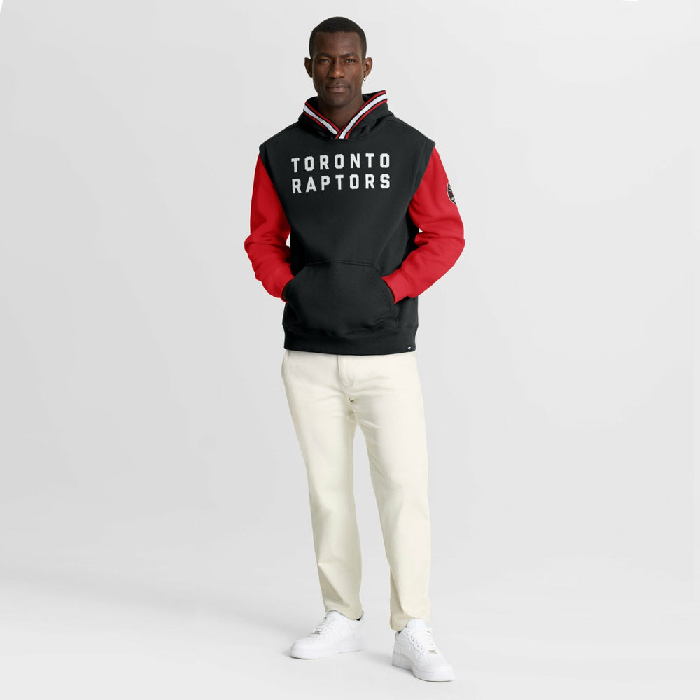 Toronto Raptors Half Court Shot Clock Fastbreak Hoodie Black/Red