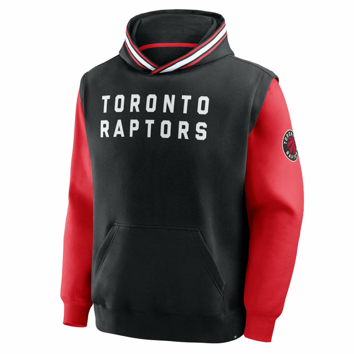 Toronto Raptors Half Court Shot Clock Fastbreak Hoodie Black/Red