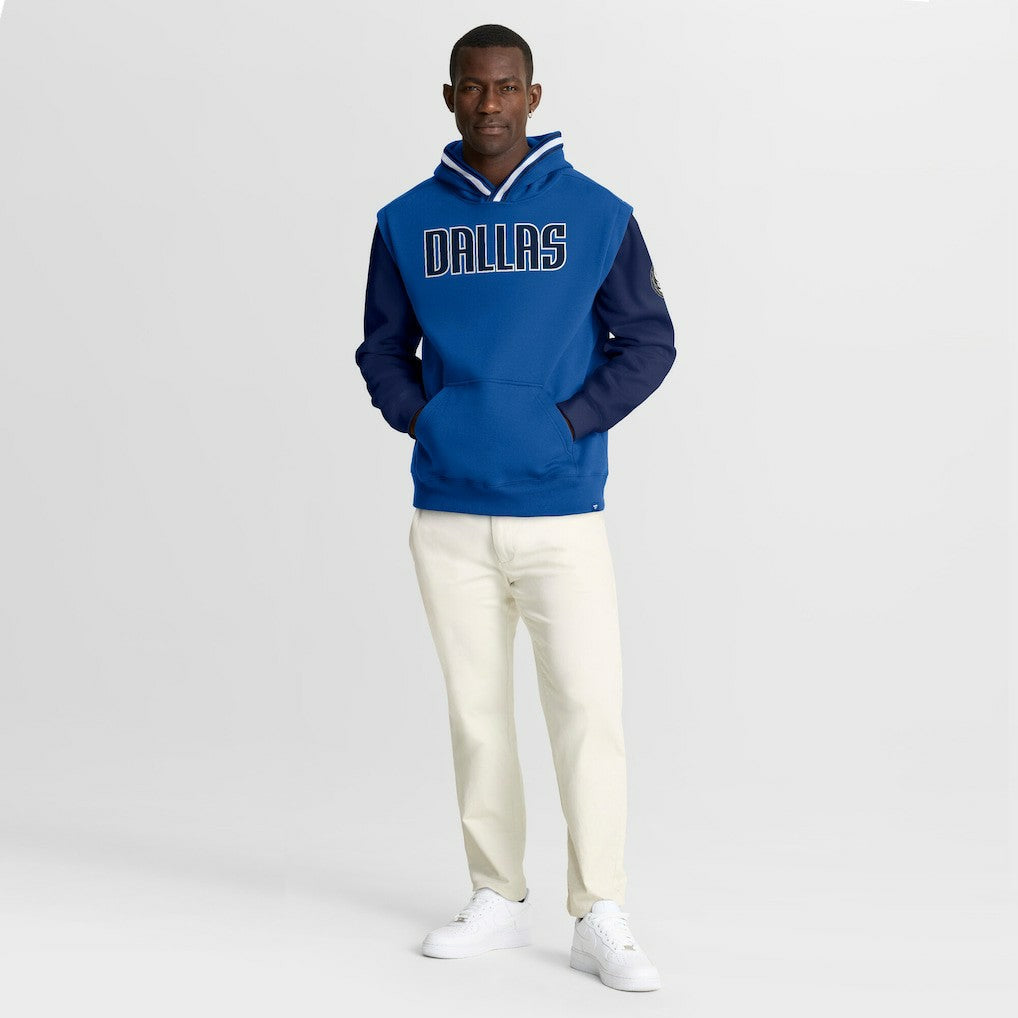 Dallas Mavericks Half Court Shot Clock Fastbreak Hoodie Blue/Navy