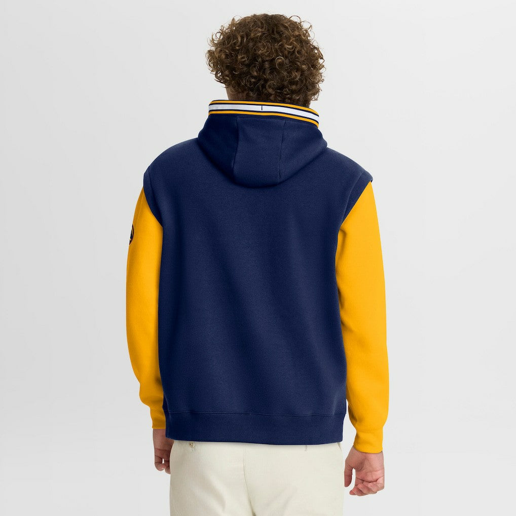 Denver Nuggets Half Court Shot Clock Fastbreak Hoodie Navy/Gold