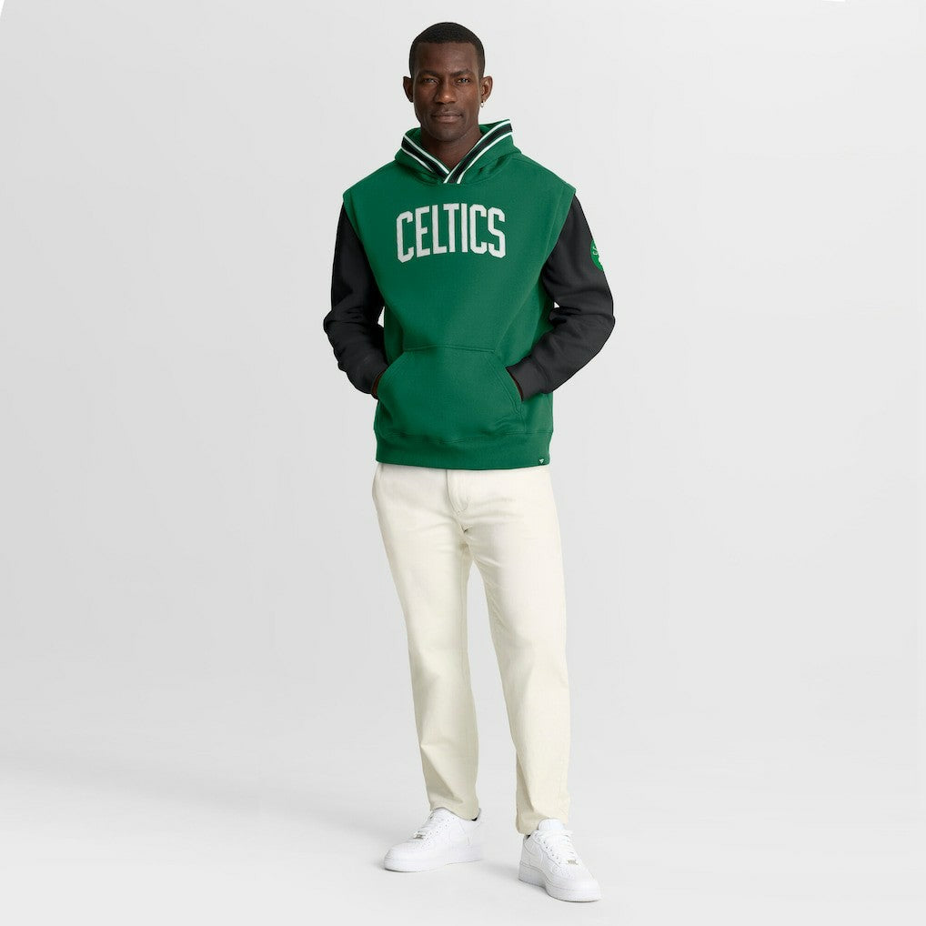 Boston Celtics Half Court Shot Clock Fastbreak Hoodie Kelly Green/Black