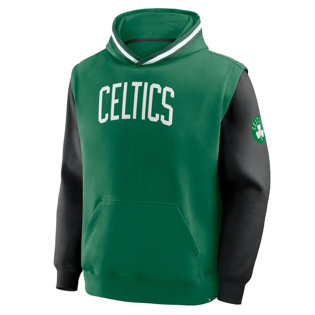 Boston Celtics Half Court Shot Clock Fastbreak Hoodie Kelly Green/Black
