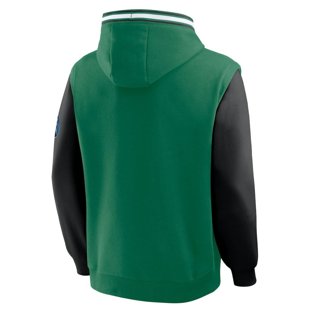 Boston Celtics Half Court Shot Clock Fastbreak Hoodie Kelly Green/Black