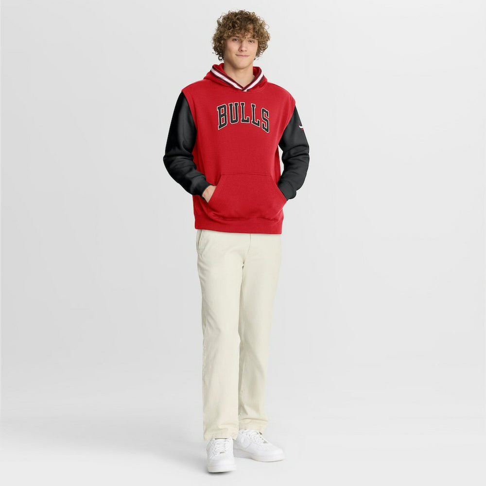 Chicago Bulls Half Court Shot Clock Fastbreak Hoodie Red/Black