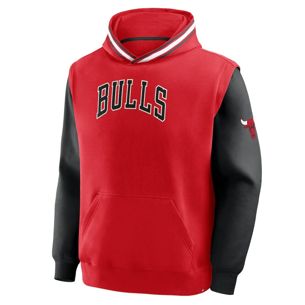Chicago Bulls Half Court Shot Clock Fastbreak Hoodie Red/Black