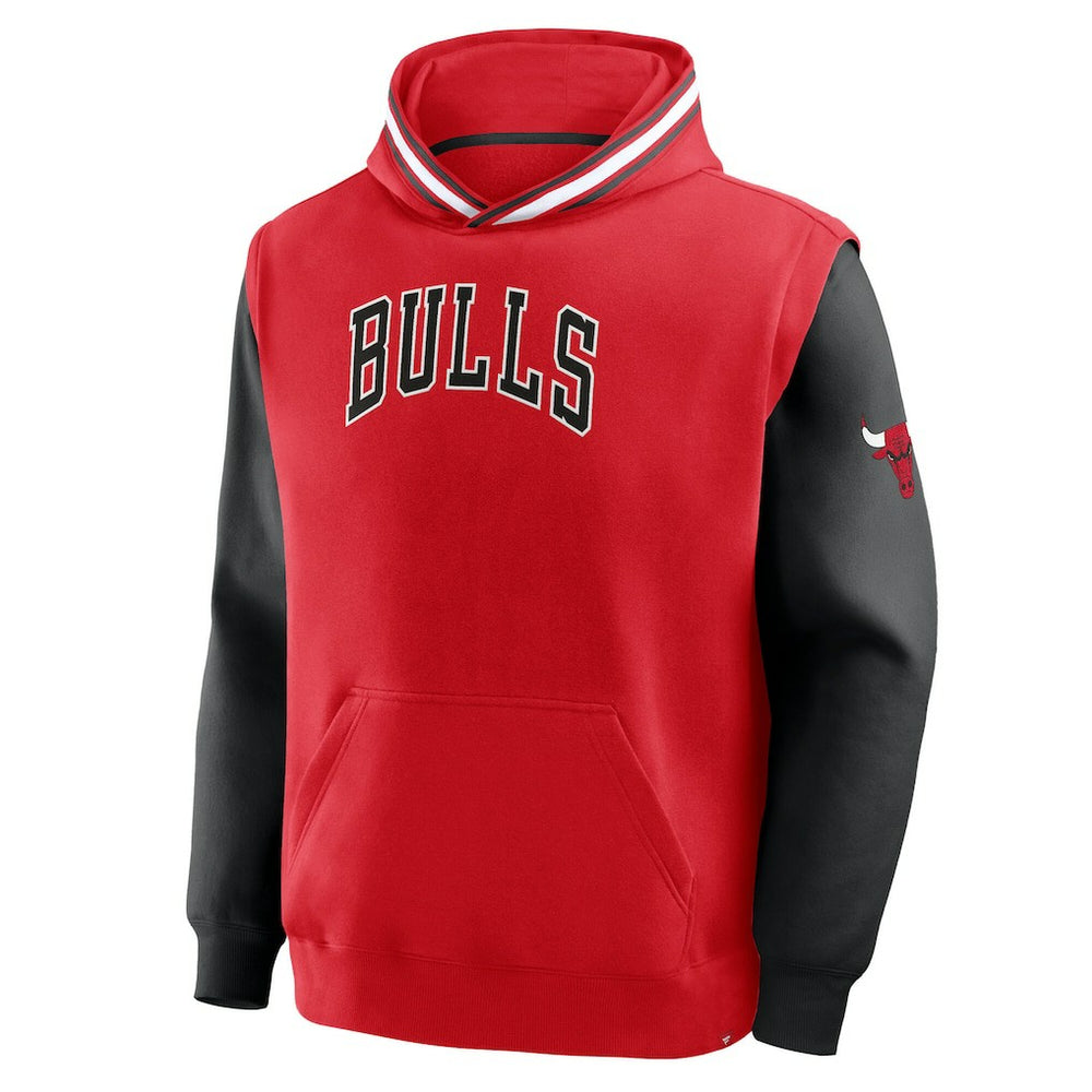 Chicago Bulls Half Court Shot Clock Fastbreak Hoodie Red/Black