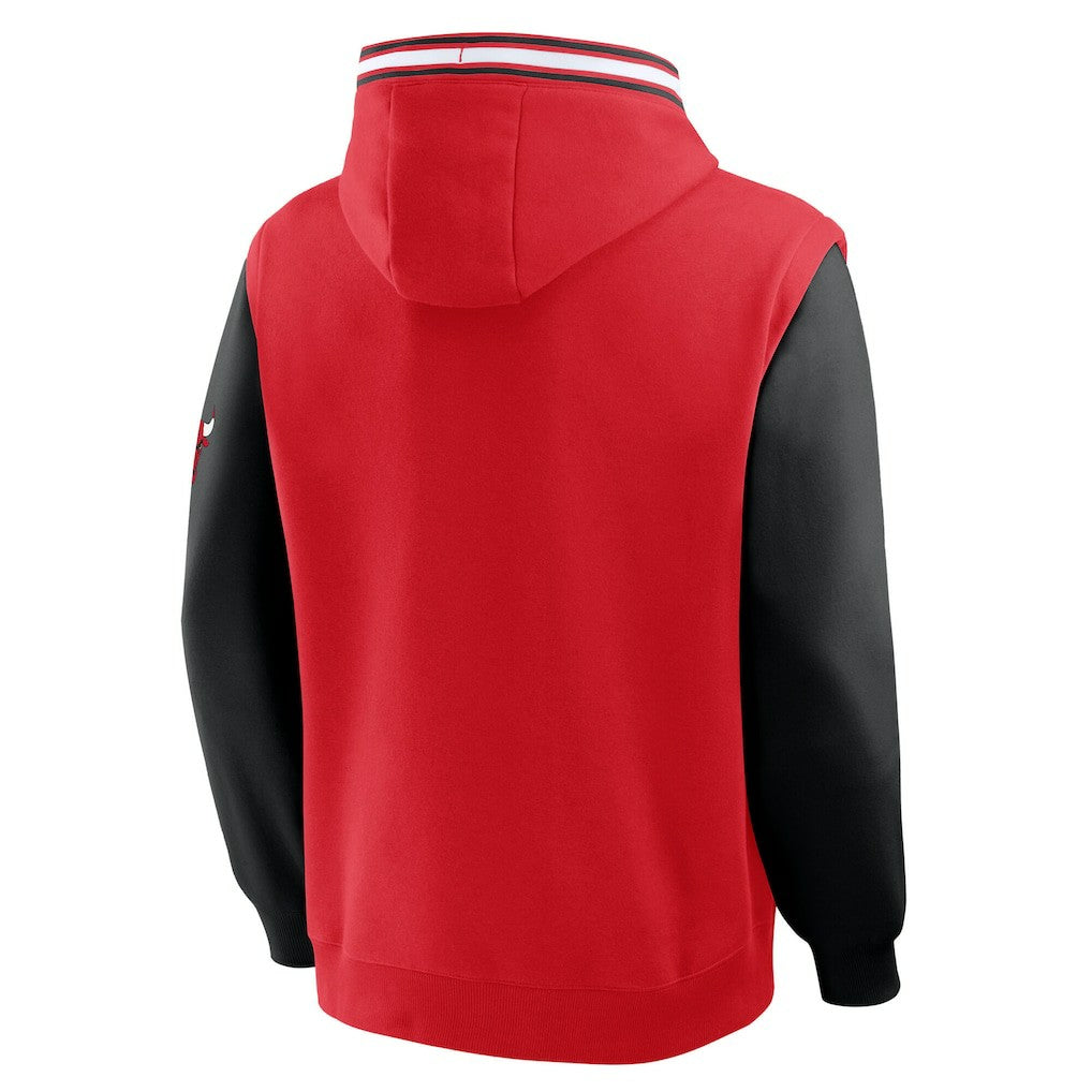 Chicago Bulls Half Court Shot Clock Fastbreak Hoodie Red/Black