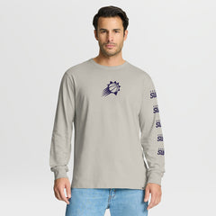Phoenix Suns Crossover Collection Ball Screen Action Premium Long Sleeve T-Shirt Cream