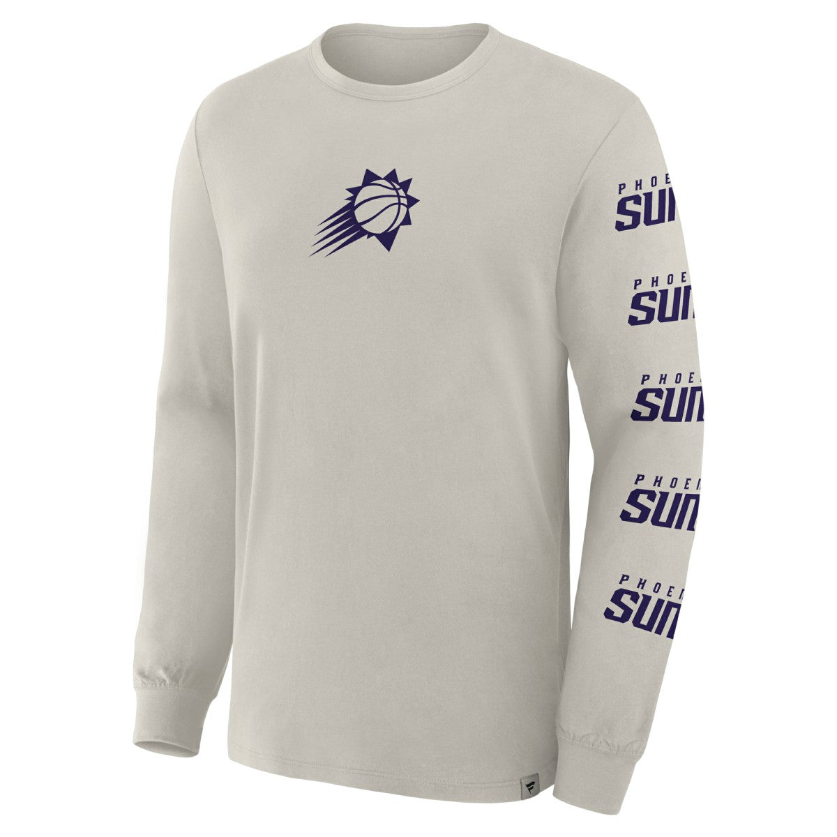 Phoenix Suns Crossover Collection Ball Screen Action Premium Long Sleeve T-Shirt Cream