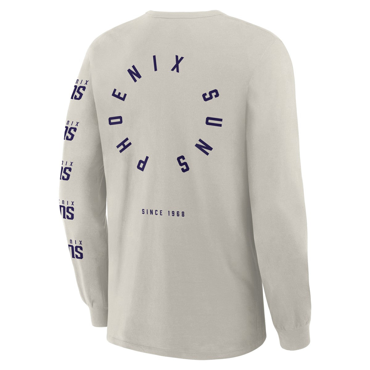 Phoenix Suns Crossover Collection Ball Screen Action Premium Long Sleeve T-Shirt Cream