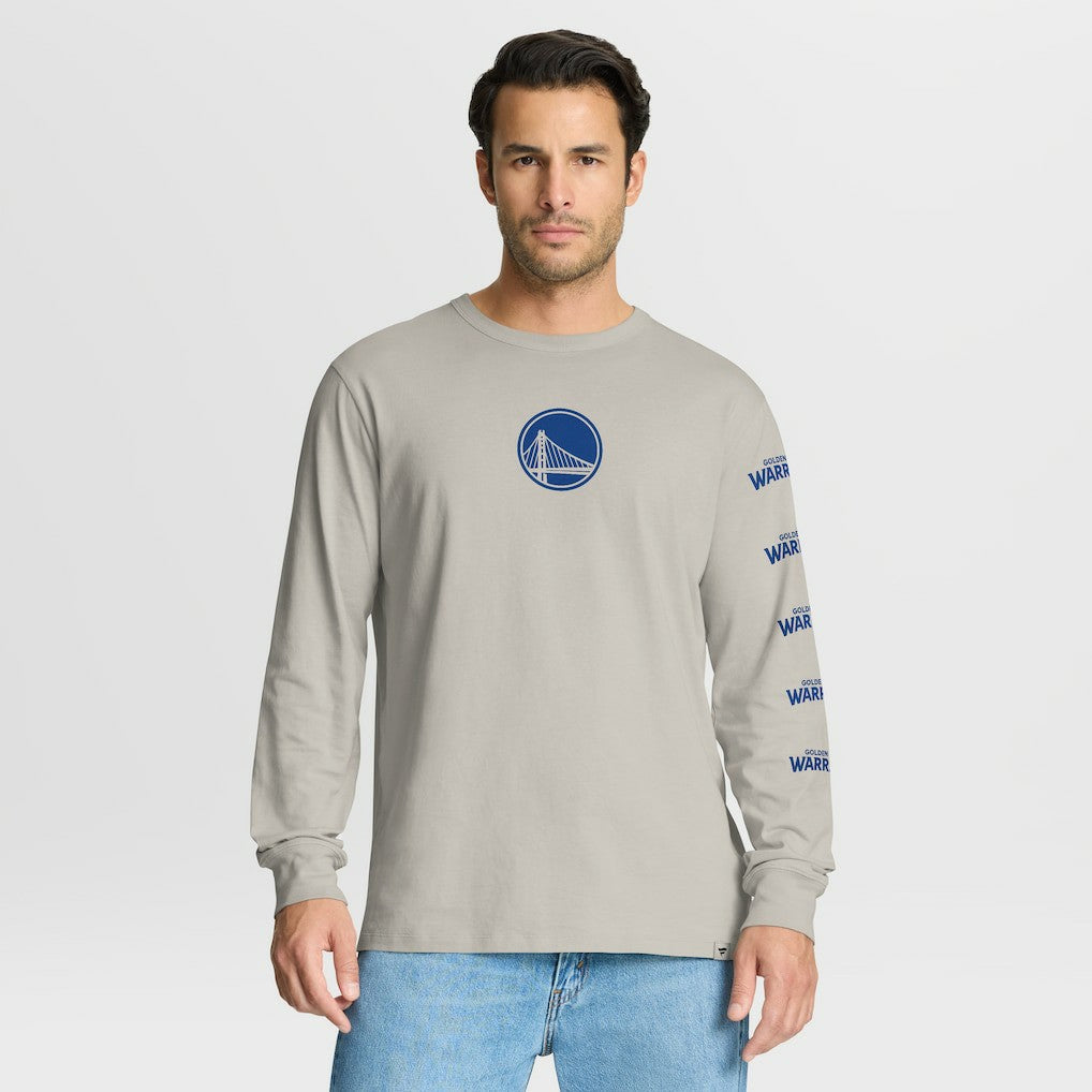 Golden State Warriors Crossover Collection Ball Screen Action Premium Long Sleeve T-Shirt Cream