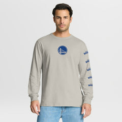 Golden State Warriors Crossover Collection Ball Screen Action Premium Long Sleeve T-Shirt Cream