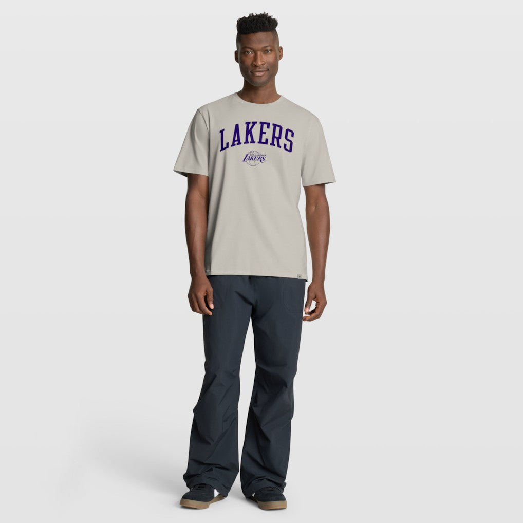 Los Angeles Lakers Crossover Collection Pull Up Jumper Shot Premium T-Shirt Cream