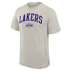 Los Angeles Lakers Crossover Collection Pull Up Jumper Shot Premium T-Shirt Cream