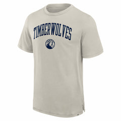 Minnesota Timberwolves Crossover Collection Pull Up Jumper Shot Premium T-Shirt Cream