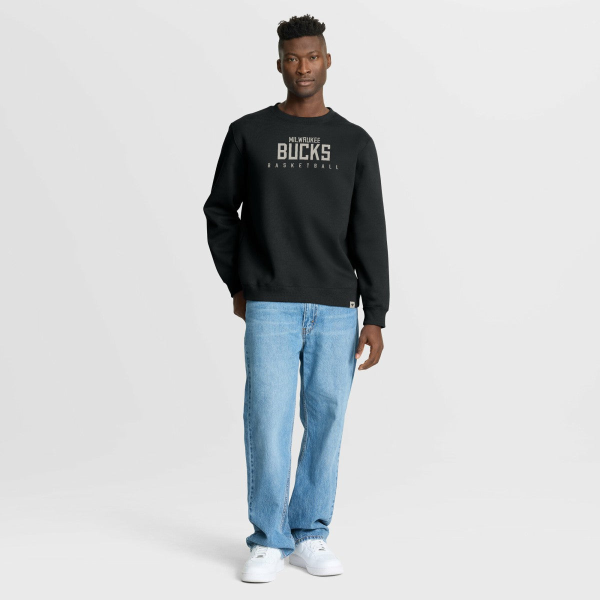 Milwaukee Bucks Crossover Collection Defensive Rotation Drill Premium Pullover Sweatshirt Black