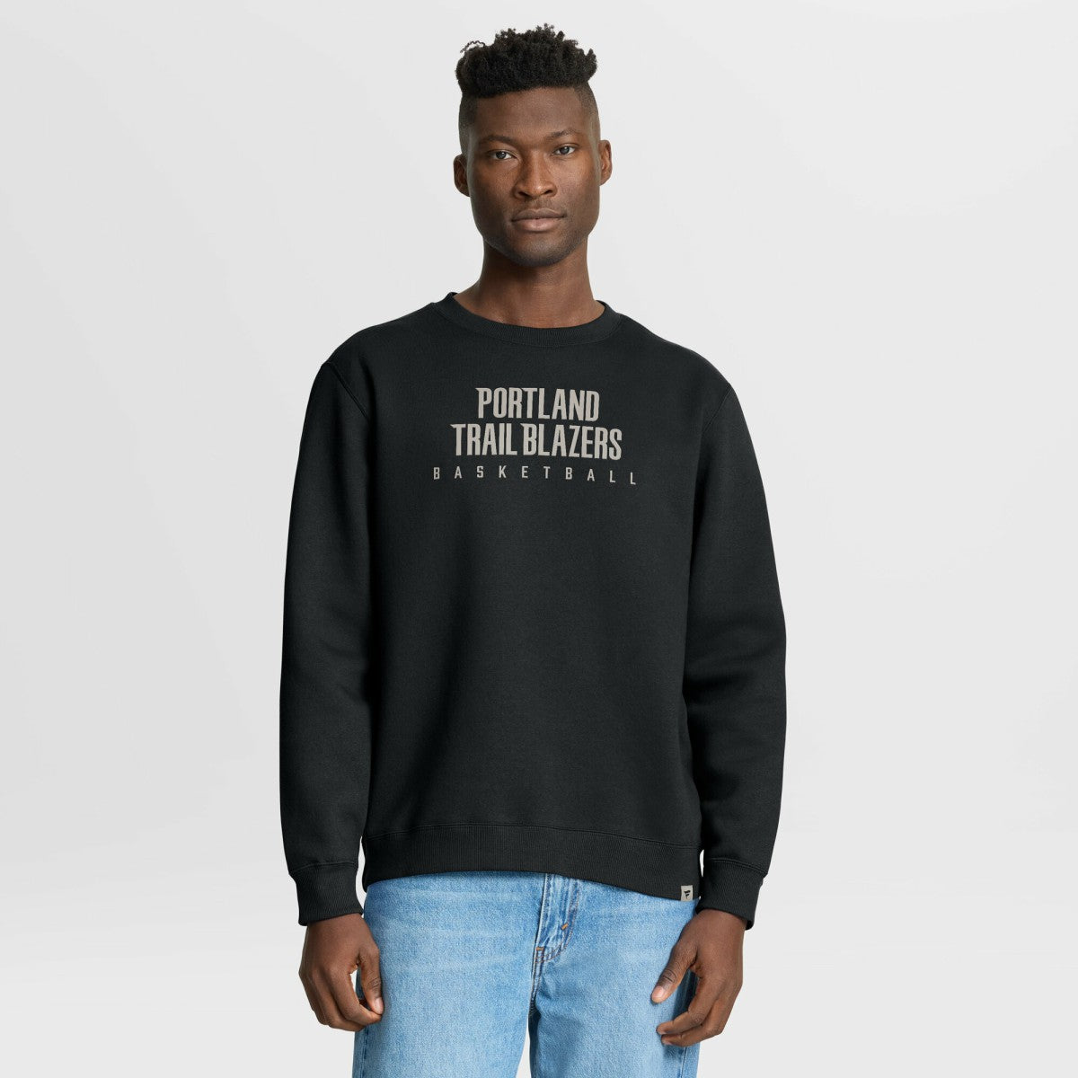 Portland Trail Blazers Crossover Collection Defensive Rotation Drill Premium Pullover Sweatshirt Black