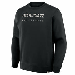 Utah Jazz Crossover Collection Defensive Rotation Drill Premium Pullover Sweatshirt Black