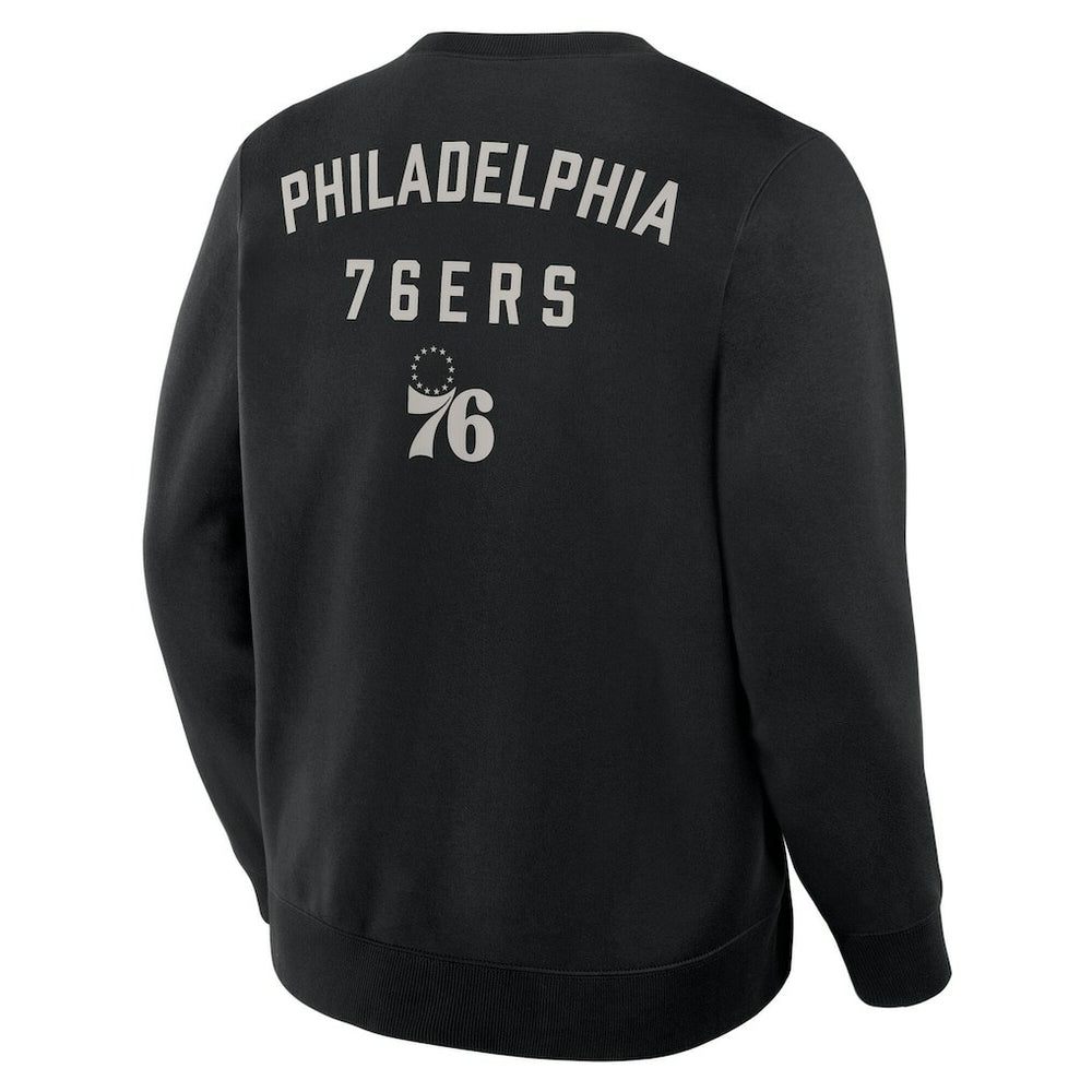 Philadelphia 76ers Crossover Collection Defensive Rotation Drill Premium Pullover Sweatshirt Black