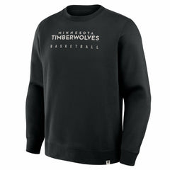 Minnesota Timberwolves Crossover Collection Defensive Rotation Drill Premium Pullover Sweatshirt Black