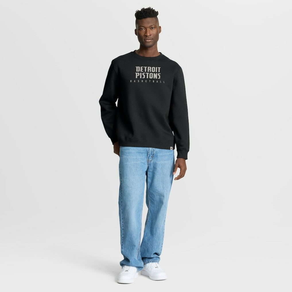Detroit Pistons Crossover Collection Defensive Rotation Drill Premium Pullover Sweatshirt Black