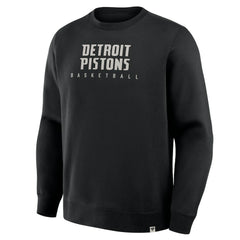 Detroit Pistons Crossover Collection Defensive Rotation Drill Premium Pullover Sweatshirt Black