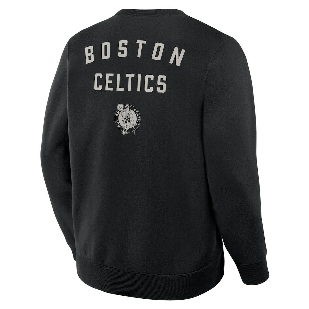 Boston Celtics Crossover Collection Defensive Rotation Drill Premium Pullover Sweatshirt Black