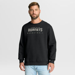 Charlotte Hornets Crossover Collection Defensive Rotation Drill Premium Pullover Sweatshirt Black