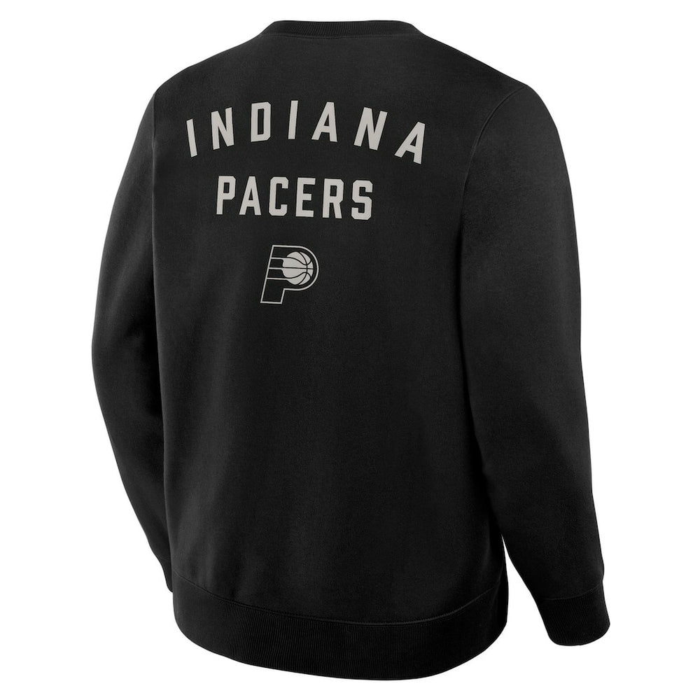 Indiana Pacers Crossover Collection Defensive Rotation Drill Premium Pullover Sweatshirt Black
