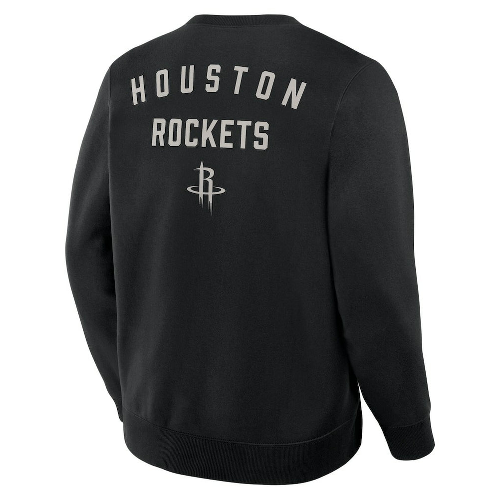Houston Rockets Crossover Collection Defensive Rotation Drill Premium Pullover Sweatshirt Black