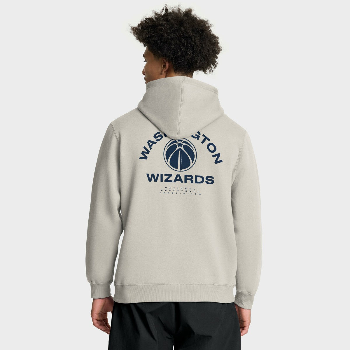 Washington Wizards Crossover Collection Blocked Shot Premium Pullover Hoodie Off White