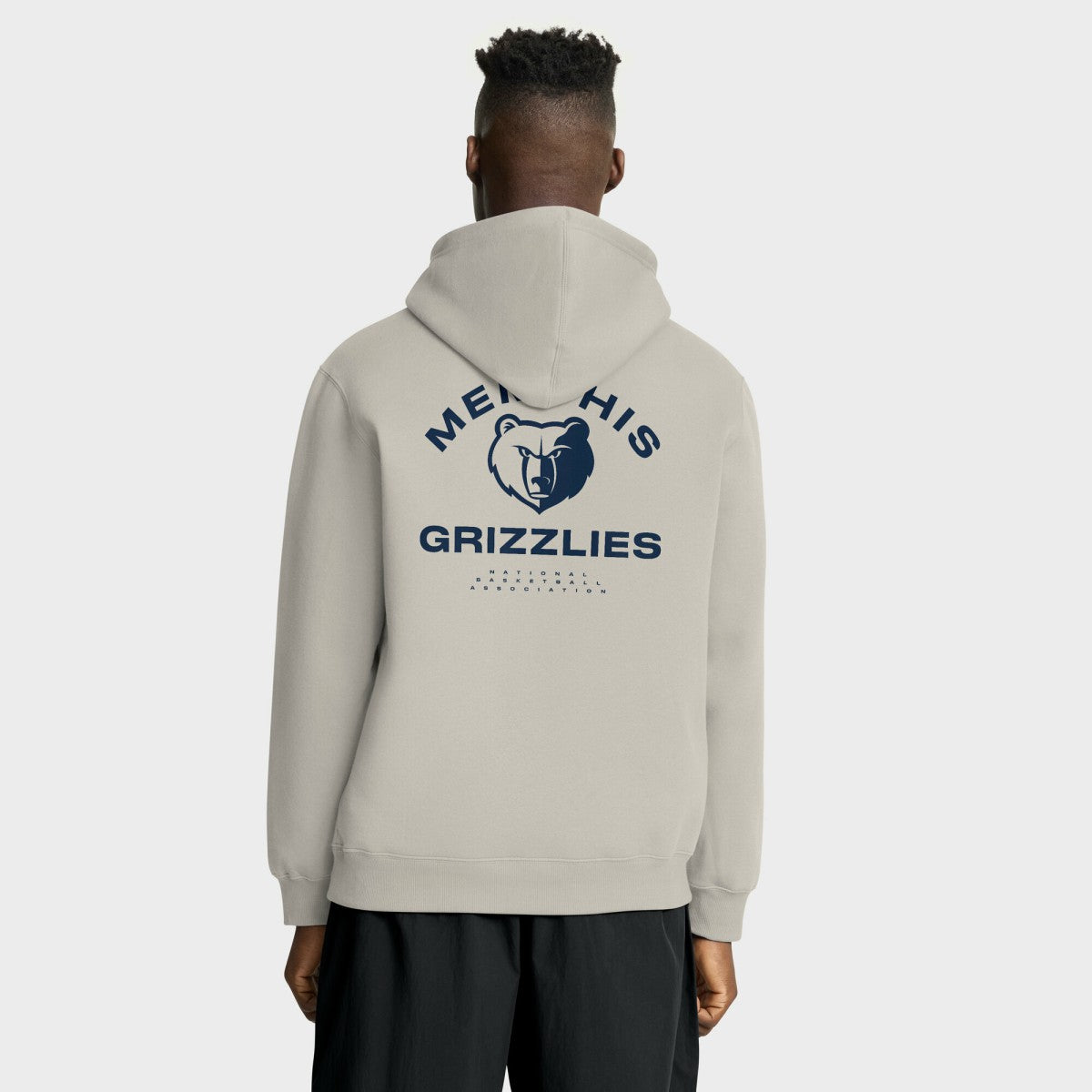 Memphis Grizzlies Crossover Collection Blocked Shot Premium Pullover Hoodie Off White