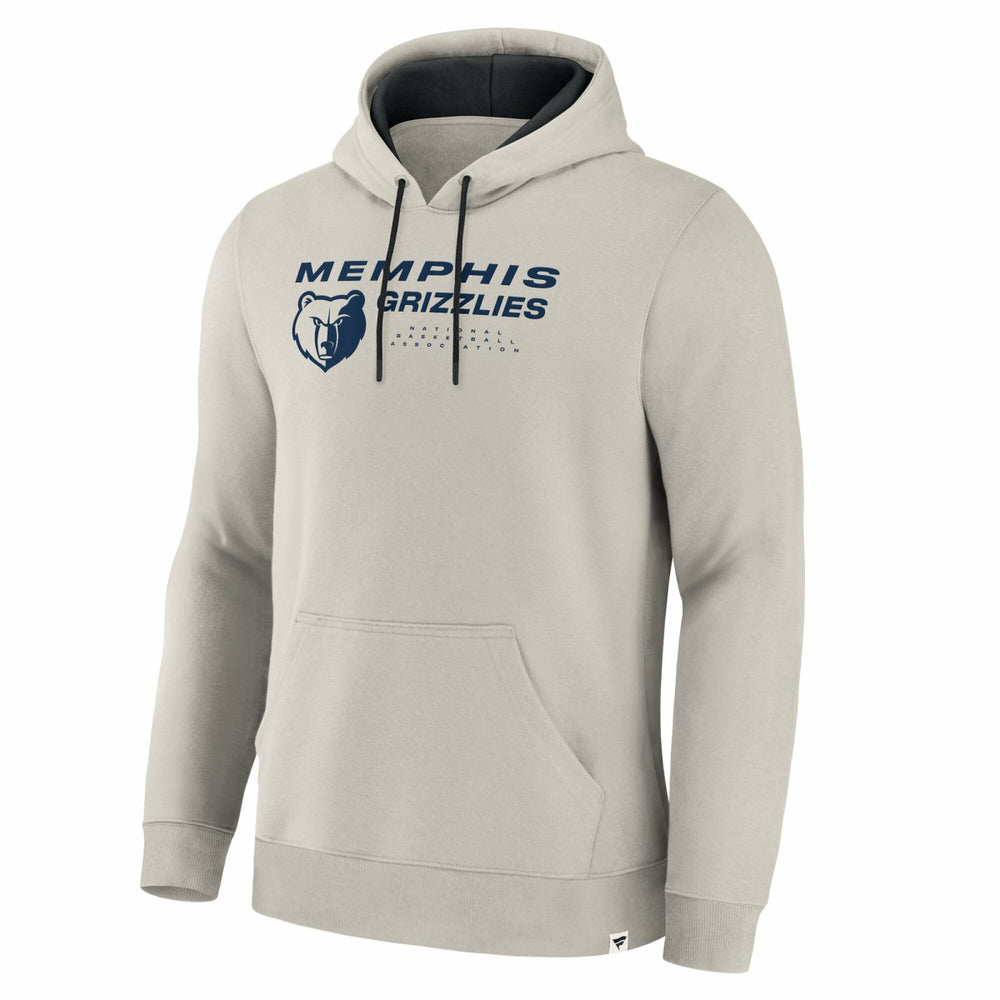 Memphis Grizzlies Crossover Collection Blocked Shot Premium Pullover Hoodie Off White