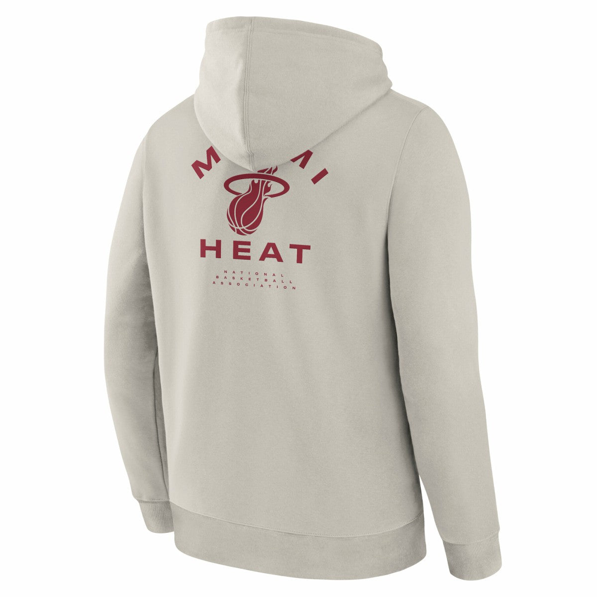 Miami Heat Crossover Collection Blocked Shot Premium Pullover Hoodie Off White
