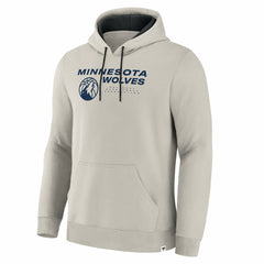 Minnesota Timberwolves Crossover Collection Blocked Shot Premium Pullover Hoodie Off White