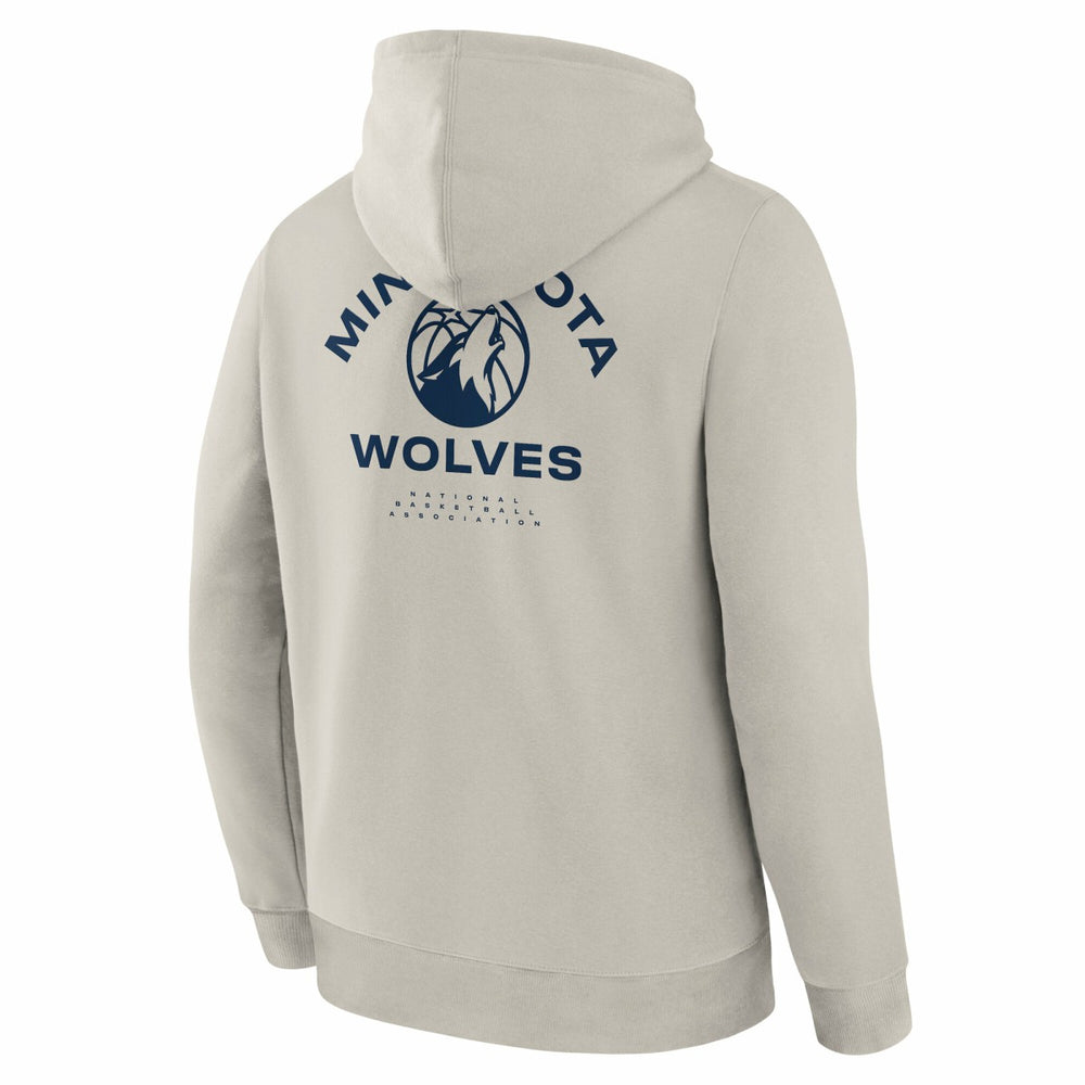 Minnesota Timberwolves Crossover Collection Blocked Shot Premium Pullover Hoodie Off White