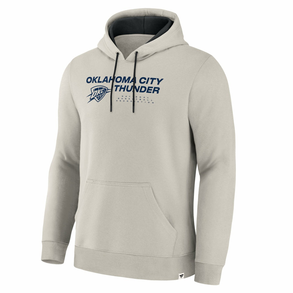 Oklahoma City Thunder Crossover Collection Blocked Shot Premium Pullover Hoodie Off White