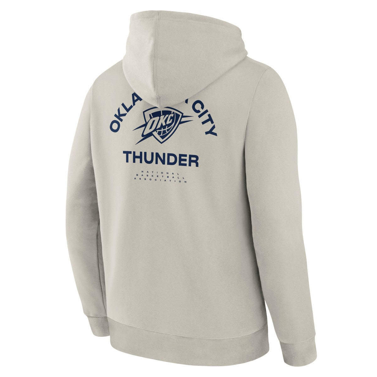 Oklahoma City Thunder Crossover Collection Blocked Shot Premium Pullover Hoodie Off White