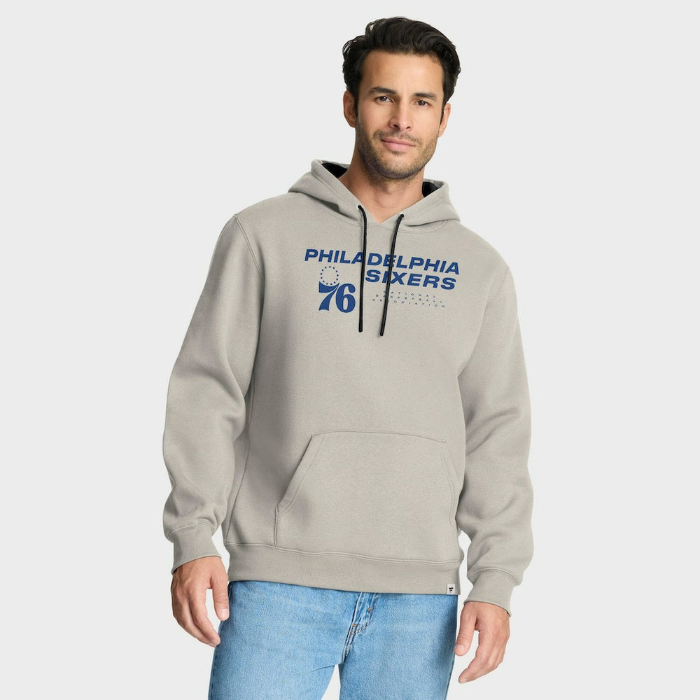 Philadelphia 76ers Crossover Collection Blocked Shot Premium Pullover Hoodie Off White