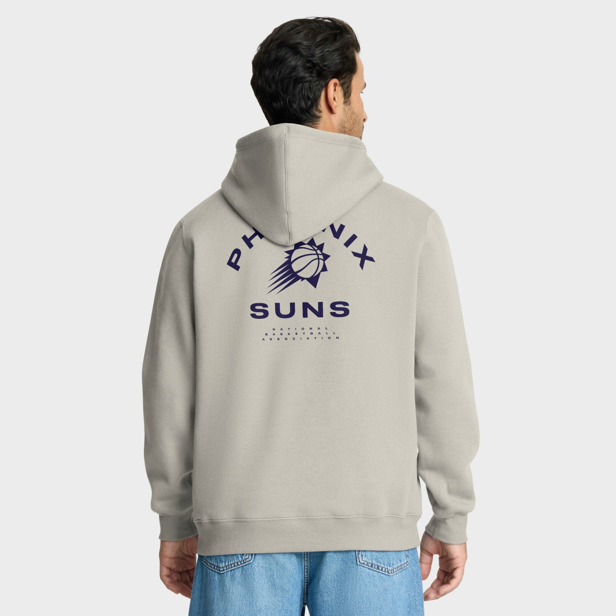 Phoenix Suns Crossover Collection Blocked Shot Premium Pullover Hoodie Off White
