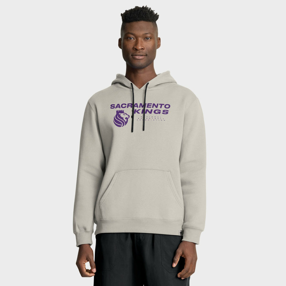 Sacramento Kings Crossover Collection Blocked Shot Premium Pullover Hoodie Off White