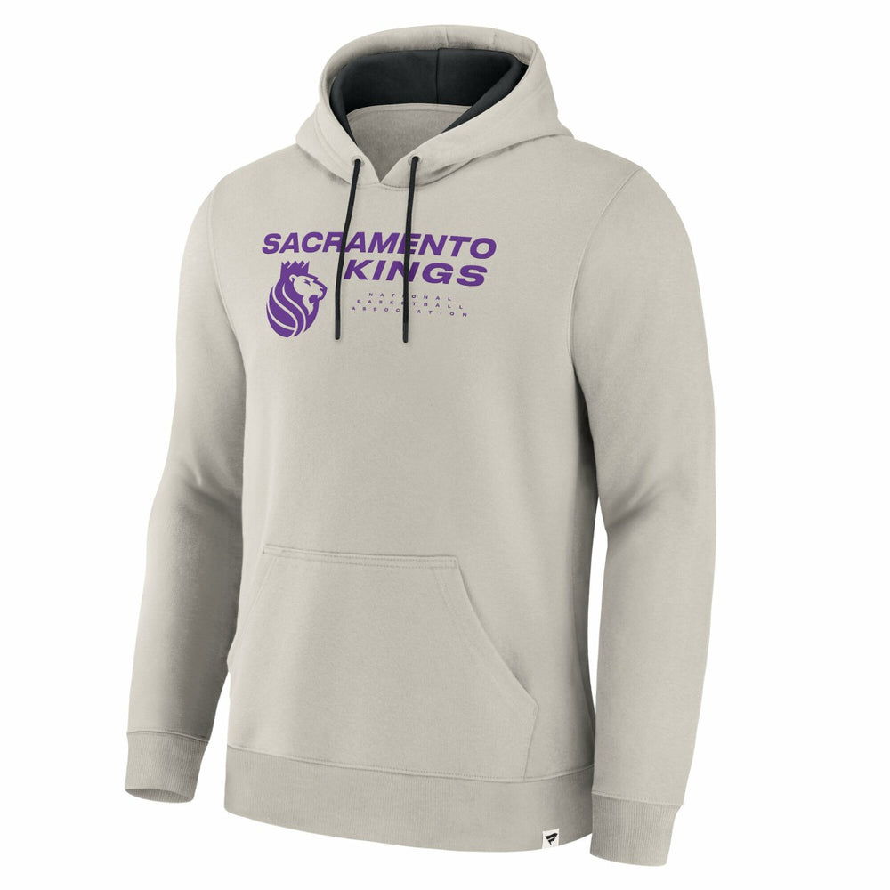 Sacramento Kings Crossover Collection Blocked Shot Premium Pullover Hoodie Off White