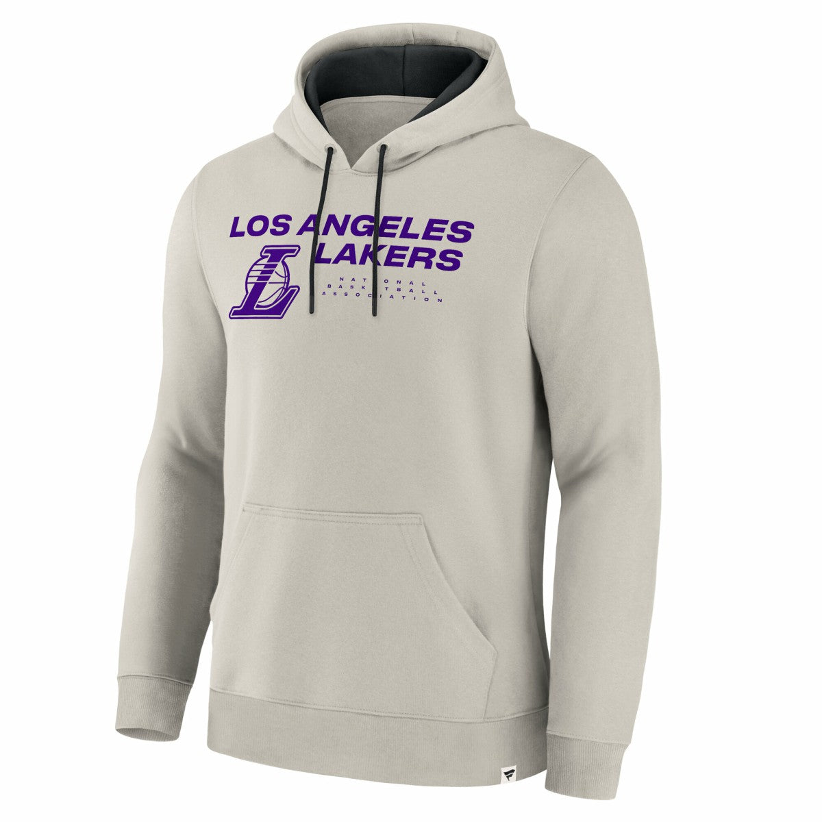 Los Angeles Lakers Crossover Collection Blocked Shot Premium Pullover Hoodie Off White