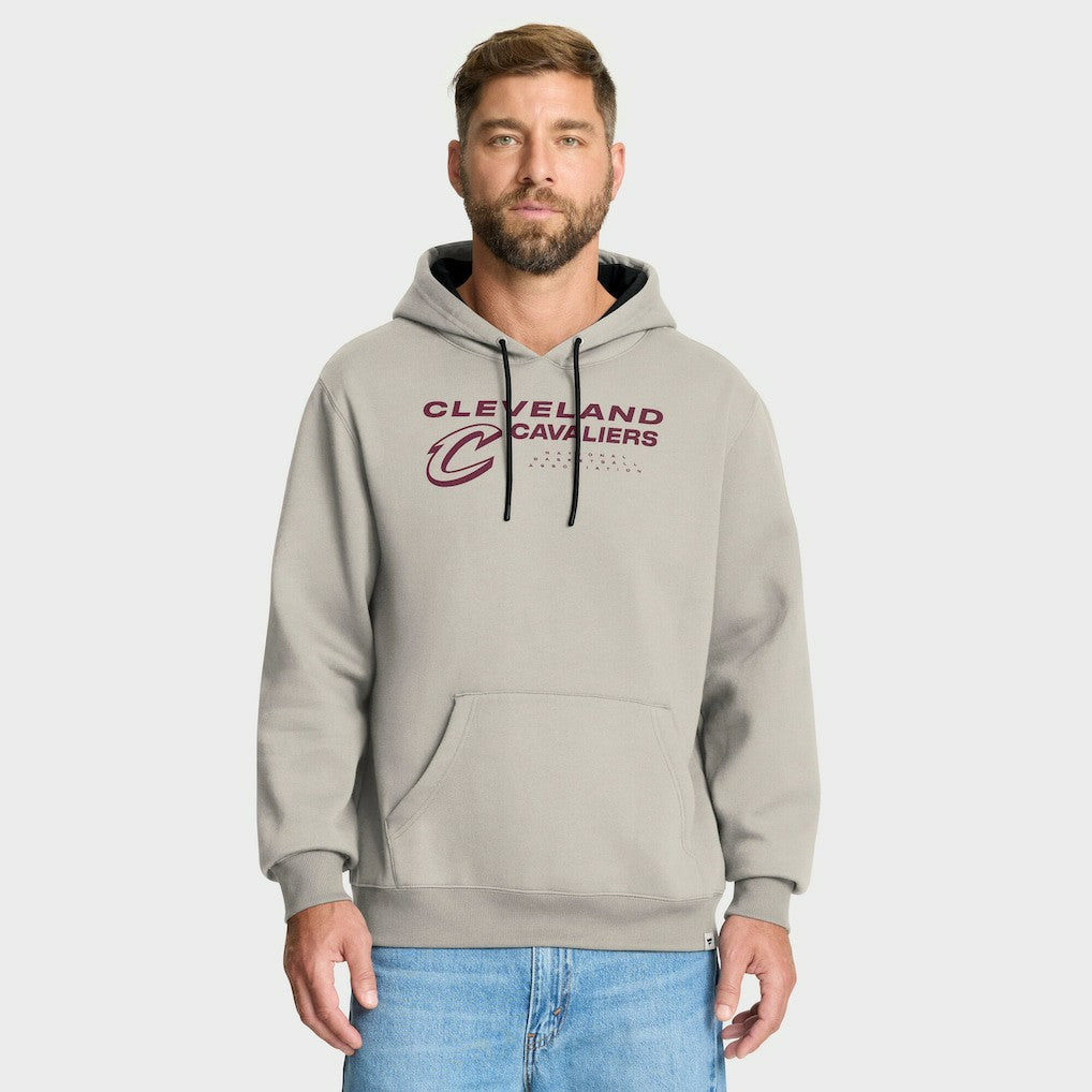 Cleveland Cavaliers Crossover Collection Blocked Shot Premium Pullover Hoodie Off White
